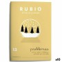 Cuaderno de matemáticas Rubio Nº 13 A5 Español 20 Hojas (10 Unidades)