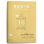 Cahier de maths Rubio Nº 18 A5 Espagnol 20 Volets (10 Unités)