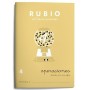 Cahier de maths Rubio Nº 4 A5 Espagnol 20 Volets (10 Unités)