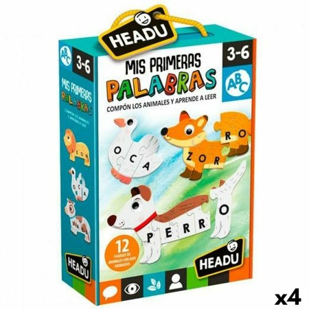 Juego de Mesa HEADU Mis primeras palabras (4 Unidades) (ES)