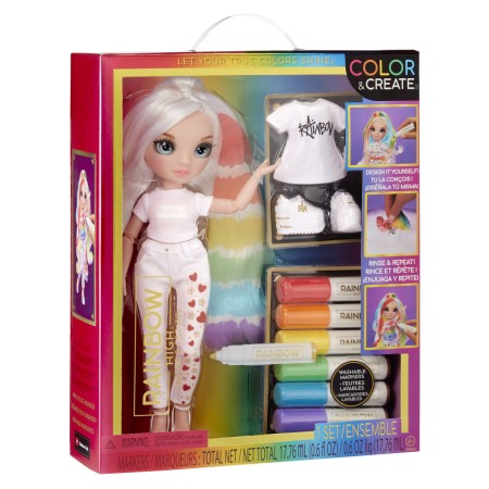 Poupée Rainbow High Color & Create 22 cm