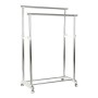 Porte-manteau à Roulettes DKD Home Decor 8424001835263 Multicouleur Argenté Métal polypropylène Chrome 86 x 44 x 160 cm