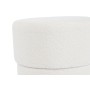 Reposapiés DKD Home Decor Blanco 55 x 55 x 40 cm