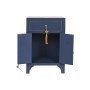 Table de Nuit DKD Home Decor Doré Sapin Bois MDF 45 x 34 x 66 cm