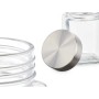 Boîte Transparent Argenté Métal verre 250 ml 6,5 x 11 x 6,5 cm (6 Unités)