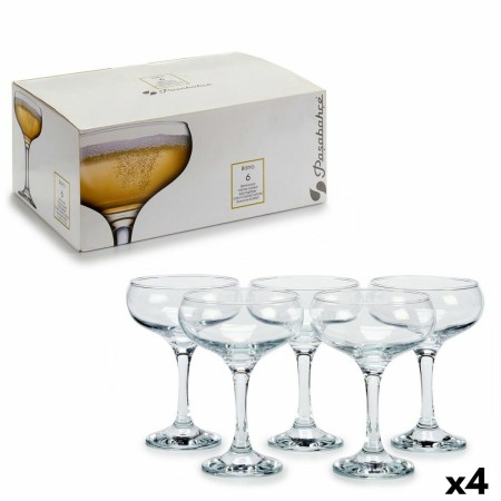 Set de Copas Transparente Vidrio 270 ml (4 Unidades)