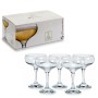 Set de Copas Transparente Vidrio 270 ml (4 Unidades)