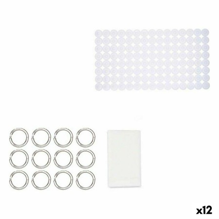 Set de Baño Blanco PVC Polietileno EVA (12 Unidades)