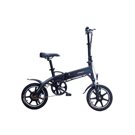 Bicicleta Eléctrica Skate Flash Urban Compact Negro/Azul 250 W 25 km/h