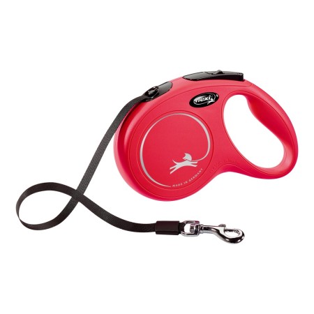 Laisse pour Chien Flexi New Classic Rouge Rose XS