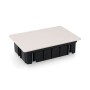 Caja de empalme Solera 5563 Empotrado Blanco Negro PVC 16,4 x 10,6 x 4,7 cm