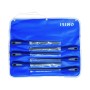 Juego de Limas Irimo 534501 Mecánica 8" Cónica Plana Triangular Redonda Cuadrada 6 Piezas