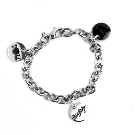 Pulsera Mujer Miss Sixty SMAH06 Gris 18,5 cm