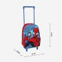 Cartable à roulettes Spiderman Rouge Bleu 22 x 10 x 29 cm