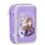 Plumier Triple Frozen 43 Piezas Lila 13 x 6,5 x 19,5 cm
