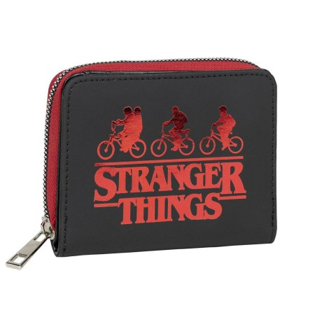 Cartera Stranger Things Rojo Negro