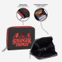 Cartera Stranger Things Rojo Negro