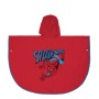 Poncho Impermeable con Capucha Spiderman Rojo