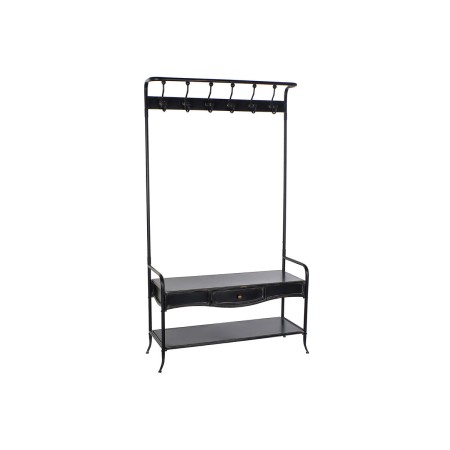 Recibidor DKD Home Decor Negro Metal 108 x 36 x 185 cm