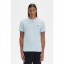 Camiseta Fred Perry Ringer Azul cielo Hombre