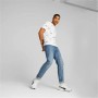 Chemisette Puma Ess+ Logo Power Blanc Unisexe