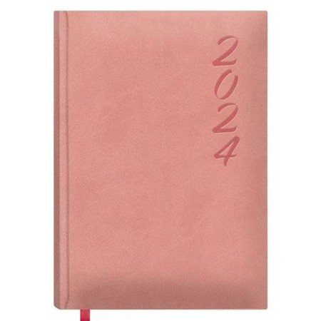 Agenda BRASILIA DOHE 2024 Anual Rosa 15 x 21 cm