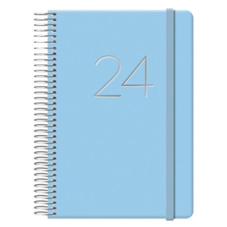 Agenda GLOSS DOHE 2024 Anual Azul 12,5 x 18 cm