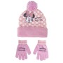 Bonnet et gants Minnie Mouse 2 Pièces Rose clair