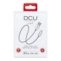 Cable Cargador USB Lightning iPhone DCU 34101205 Plateado 1 m