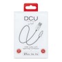 Câble de chargement USB Lightning iPhone DCU 34101205 Argenté 1 m