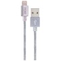 Cable Cargador USB Lightning iPhone DCU 34101205 Plateado 1 m