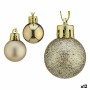 Set de Bolas de Navidad Plateado Plástico 3 x 4 x 3 cm (12 Unidades)