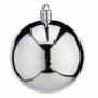 Set de Bolas de Navidad Plateado Plástico Ø 7 cm (12 Unidades)