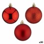 Set de Bolas de Navidad Rojo Plástico 6 x 7 x 6 cm (30 unidades)