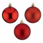 Set de Bolas de Navidad Rojo Plástico 6 x 7 x 6 cm (30 unidades)