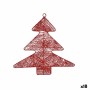 Adorno Navideño Árbol de Navidad Rojo 36,7 x 0,2 x 37,5 cm (18 Unidades)