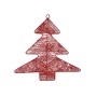 Adorno Navideño Árbol de Navidad Rojo 36,7 x 0,2 x 37,5 cm (18 Unidades)