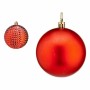 Lot de boules de Noël Rouge Plastique 8 x 9 x 8 cm (6 Unités)