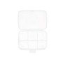 Boîte de rangement avec couvercle Transparent Plastique 21,5 x 8 x 14,6 cm (12 Unités)