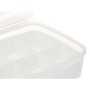 Boîte de rangement avec couvercle Blanc Transparent Plastique 21,5 x 8,5 x 15 cm (12 Unités)