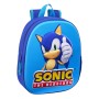 Cartable 3D Sonic Speed Bleu 27 x 33 x 10 cm