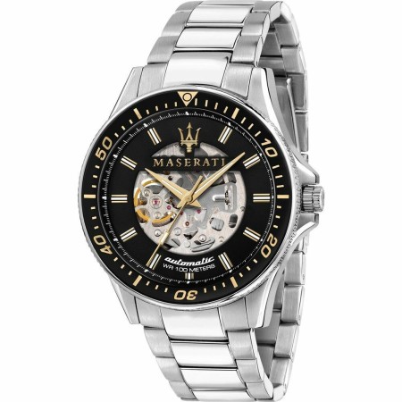 Montre Homme Maserati SFIDA AUTOMATIC Noir (Ø 44 mm)