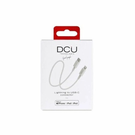 Cable USB-C a Lightning iPhone DCU 1 Blanco 1 m