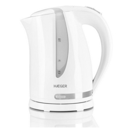 Hervidor Haeger EK-22W.022A Acero Inoxidable Blanco 2200 W 1,7 L