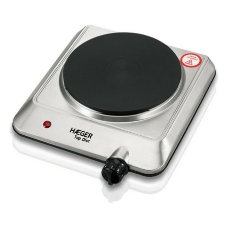 Plaque Électrique Haeger HP-01S.014A Acier inoxydable 1 Fourneau 28 cm 1500W