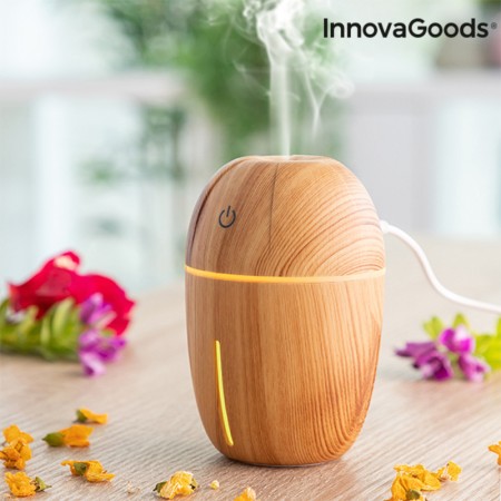 Mini Humidificador Difusor de Aromas Honey Pine InnovaGoods Multicolor ABS Plástico (Cable eléctrico) (2 W) (Reacondicionado A