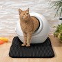 Tapis de Litière pour Chat Clikatt InnovaGoods Noir (Reconditionné A)