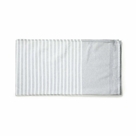 Serviette de plage 142639 Gris (150 x 80 cm)