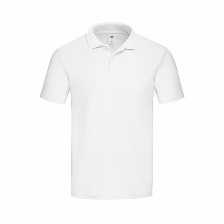 Polo à manches courtes 141323 Blanc 100 % coton Adultes unisexes