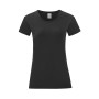 T-shirt à manches courtes femme 141325 100 % coton